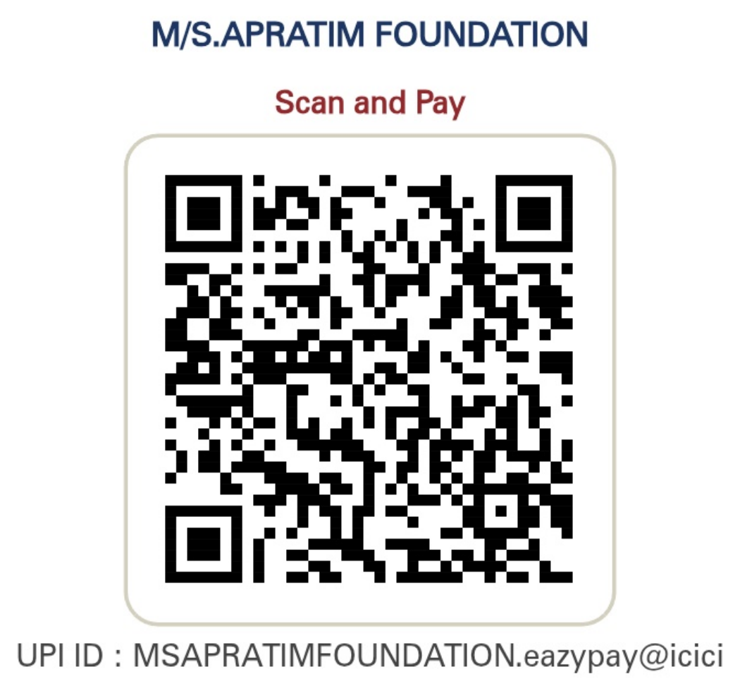 UPI donation QR code